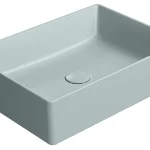 Kedvezményes ár Sapho GSI KUBE X 50x37 cm kerámiamosdó, matt jégkék 942915Sapho