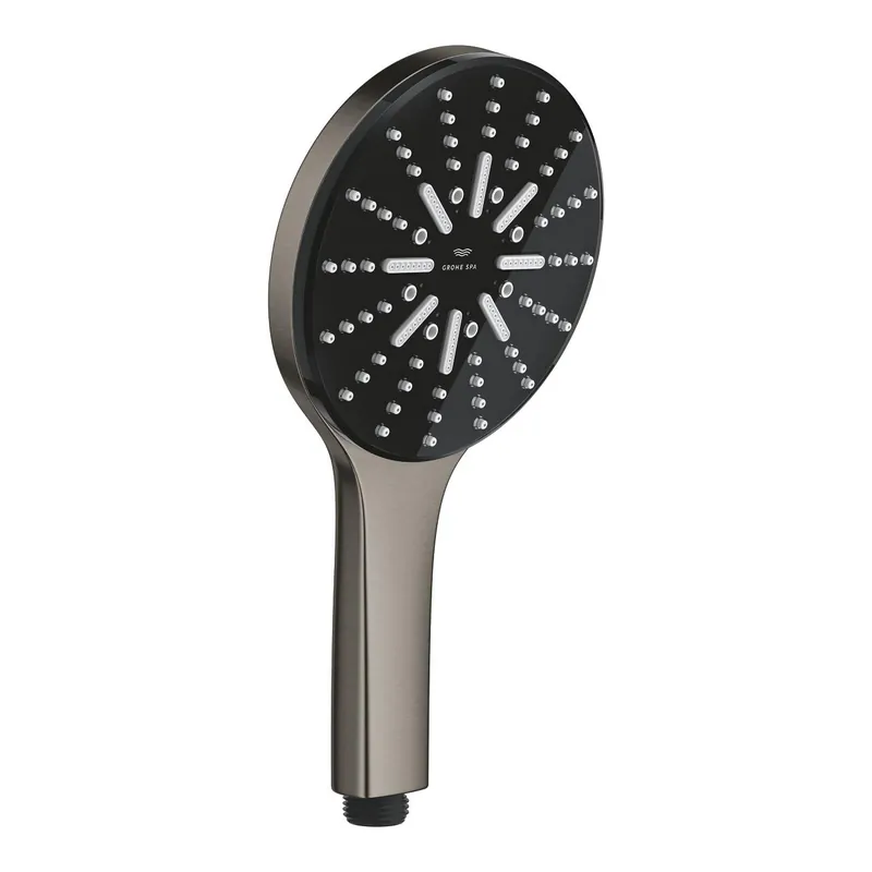 Vedd meg online Grohe Rainshower Aqua kézizuhany, 3 féle vízsugárral, brushed hard graphite 101676AL00Grohe
