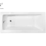 Besco TALIA SLIM 150x70 cm egyenes kád, fehér WAT-150-SLBesco Kihagyhatatlan ajánlat