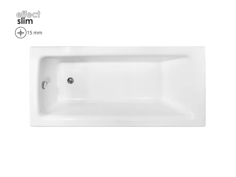 Besco TALIA SLIM 150x70 cm egyenes kád, fehér WAT-150-SLBesco Kihagyhatatlan ajánlat