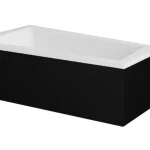 Besco INTIMA 150 cm univerzális elő-és oldallap, matt fekete OAIT-150-NSCBesco Biztonságos fizetés