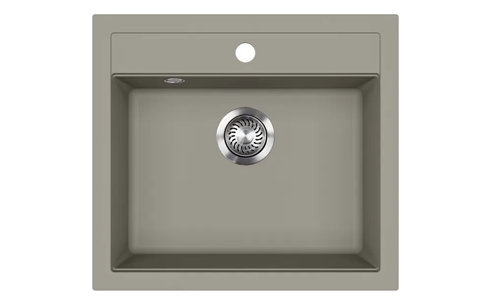 EVIDO Quadro 6 gránit mosogató, 562 x 510 mm, platina 442063Evido Végkiárusítás