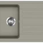 Gyors szállítás EVIDO Home 45S gránit mosogató, 765 x 460mm, platina 442065Evido
