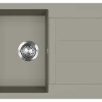 Szuper akció EVIDO Cubo 45S gránit mosogató, 780 x 500 mm, platina 442061Evido