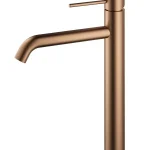 Korlátozott ajánlat AREZZO design NOVA magasított mosdócsaptelep, szálcsiszolt rozé arany AR-2102BRArezzo Design