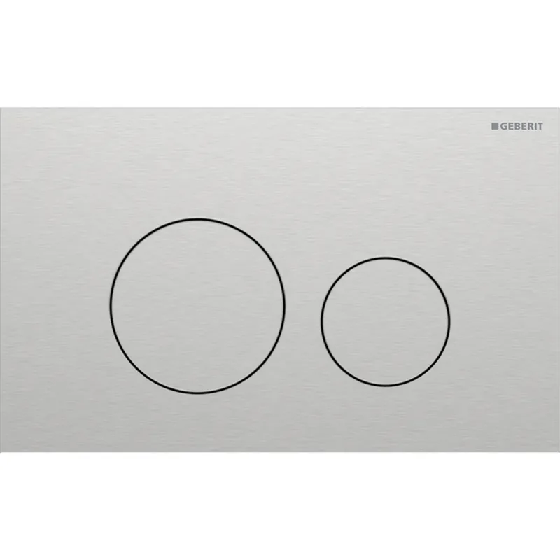 Geberit Sigma40 Round működtetőlap 2 mennyiséges öblítéshez easy-to-clean bevonattal, szálcsiszolt rozsdamentes acél 115.628.FW.1Geberit Biztonságos vásárlás