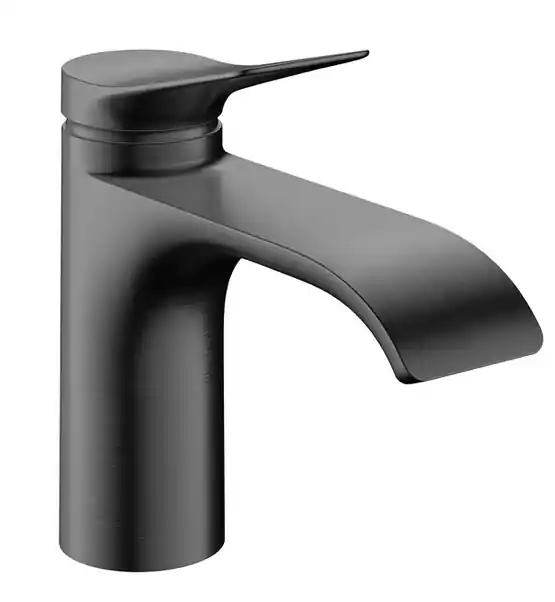 Hansgrohe Vivenis 80 CoolStart egykaros mosdócsaptelep automata lefolyógarnitúrával, szálcsiszolt fekete króm 75014340Hansgrohe Kedvezményes ár