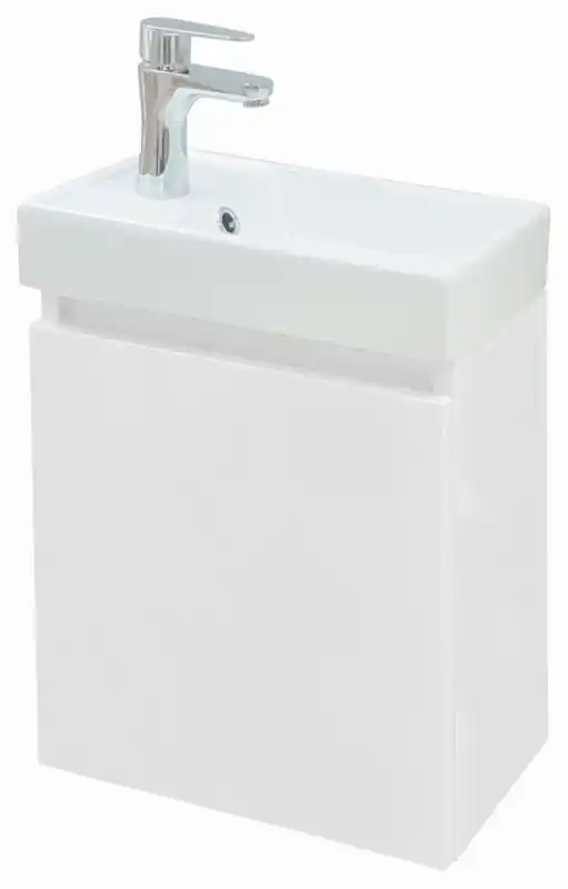 Kiárusítás Tboss Sparta 40 cm alsószekrény kerámia mosdóval (több színben, magasfényű fehér feláras)Tboss