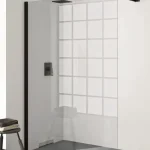 Szuper ajánlat TECHNIK SANITARY X-ONE (HÜPPE) walk-in zuhanyfal 90 cm, feketeTechnik Sanitery
