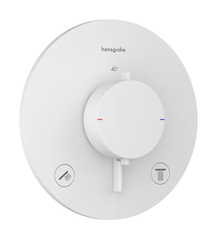 Hansgrohe Ecostat Comfort S 2 funkciós falsík alatti termosztát, matt fehér 33715700Hansgrohe Biztonságos fizetés