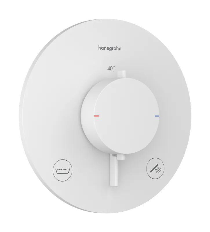Hansgrohe Ecostat Comfort S 2 funkciós falsík alatti termosztát beépített biztonsági funkcióval, matt fehér 33718700Hansgrohe Ne maradj le