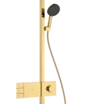Hansgrohe Raindance Alive S Showerpipe EcoSmart 300 2jet termosztátos zuhanyrendszer, polírozott arany 24596990Hansgrohe Csak ma