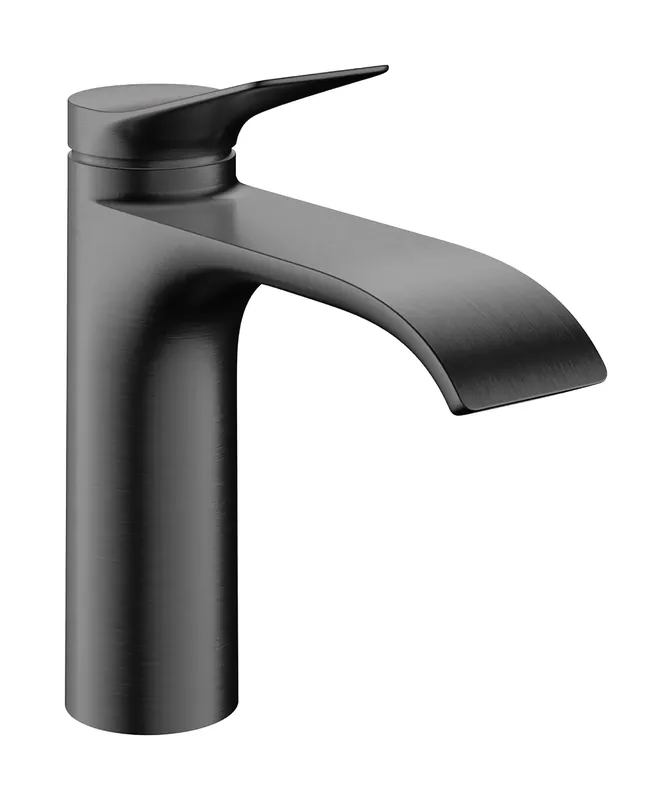 Szuper ajánlat Hansgrohe Vivenis 110 CoolStart egykaros mosdócsaptelep automata lefolyógarnitúrával, szálcsiszolt fekete króm 75023340Hansgrohe
