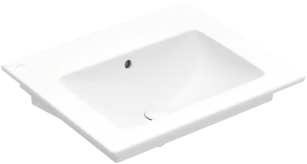 Vásárlói kedvenc Villeroy & Boch Venticello 60x50 cm-es beépíthető mosdó csaplyuk nélkül CeramicPlus felülettel, fehér 412462R1Villeroy & Boch