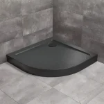 Kiárusítás Radaway Doros Stone A 90x90 cm zuhanytálca előlappal, fekete SDRA9090-05-54SRadaway