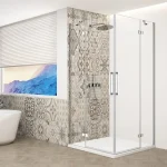 Kiárusítás Sapho TRINITY CHROME 80x80 cm zuhanykabin transzparent üveggel, króm GT2280-80C-CHSapho