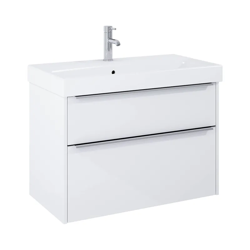 Jika Pure 80-as fürdőszobaszekrény mosdóval, fehér H40B2344025002Jika Kiárusítás