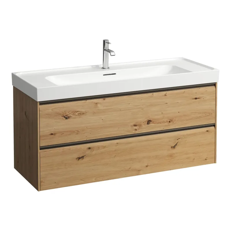 Legjobb ár Laufen Meda alsószekrény 1200 mm, 2 fiókkal, H814111 mosdóhoz, vad tölgy H4216320112671Laufen