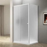 Csak ma Sapho AQUALINE UGGA 110x80 cm zuhanykabin brick üveggel, fehér AWS110-01Aqualine