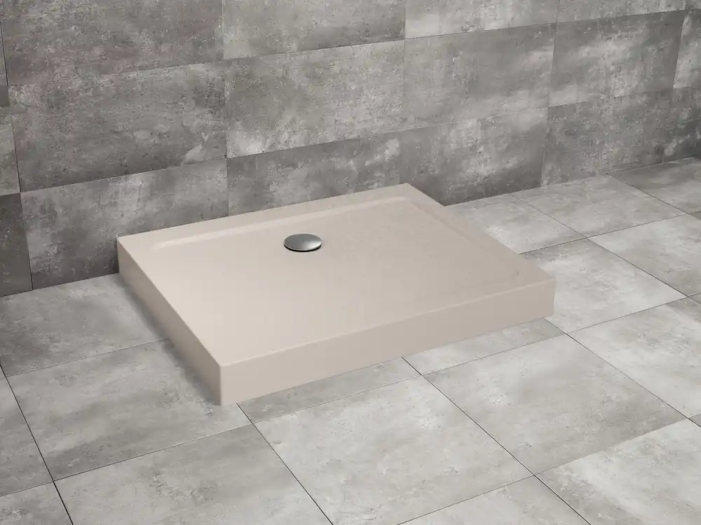 Radaway Doros Stone D 100x80 cm zuhanytálca előlappal, beige SDRD1080-05-84SRadaway Gyors kiszállítás