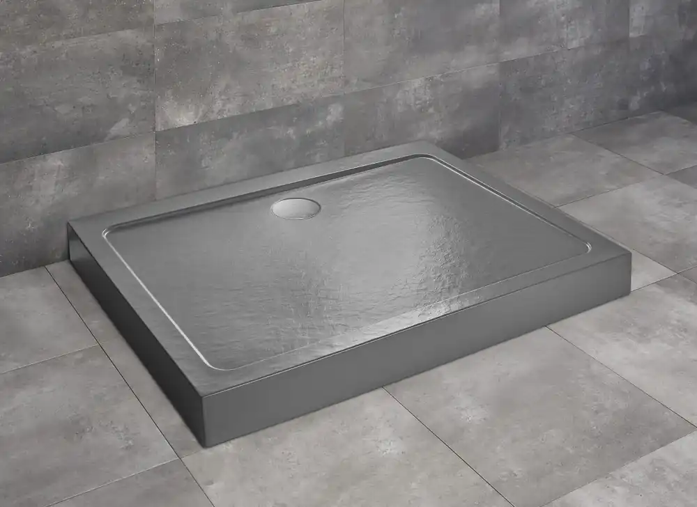 Expressz szállítás Radaway Doros Stone D 110x90 cm zuhanytálca előlappal, antracit SDRD1190-05-64SRadaway