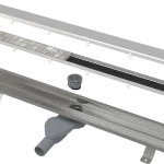 ALCA (Alcaplast) APZ13-DOUBLE6 Fit and Go 75 cm zuhanyfolyóka, forgatható rács APZ13-DOUBLE6-750Alcaplast Azonnali szállítás