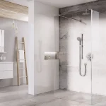 Vásárlói kedvenc Ravak Corner 110x80 cm Walk-In zuhanykabin Transparent üveggel, krómhatású GW1CD4C0SZ1Ravak