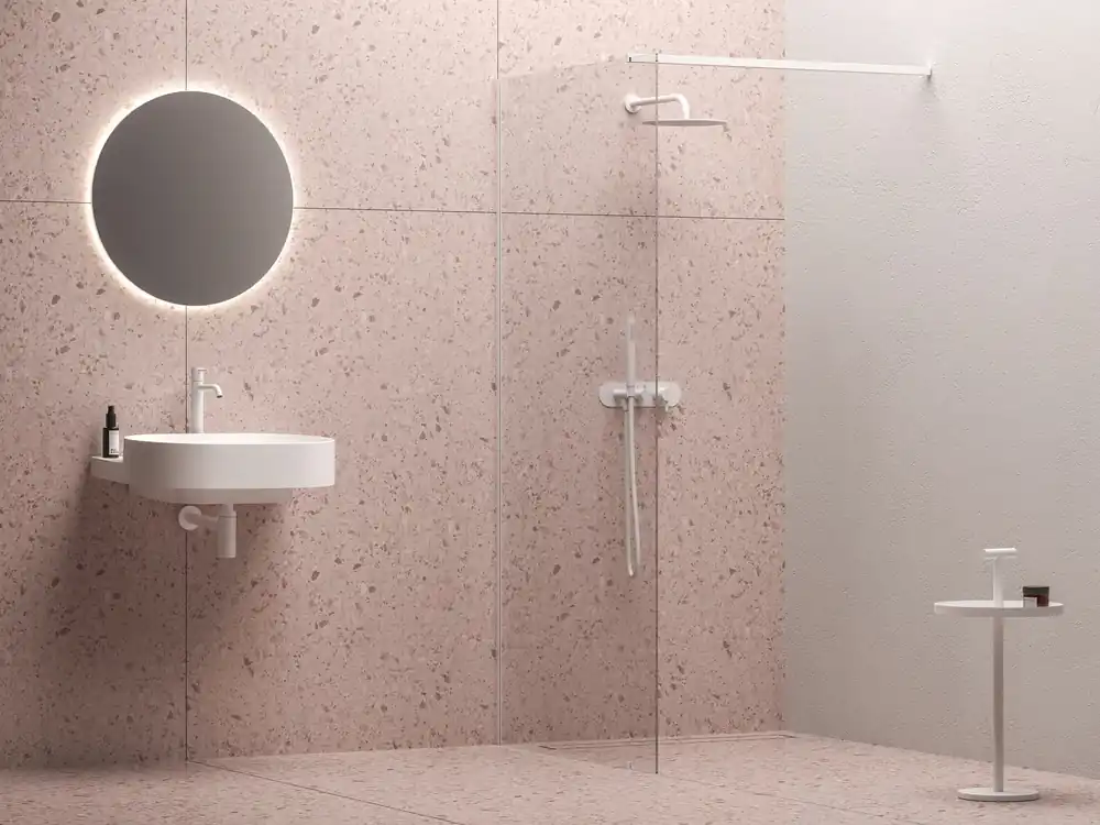 Ravak Wall 150 cm Walk-In zuhanyfal Transparent üveggel, matt fehér GW9WP0E0SZ1Ravak Outlet