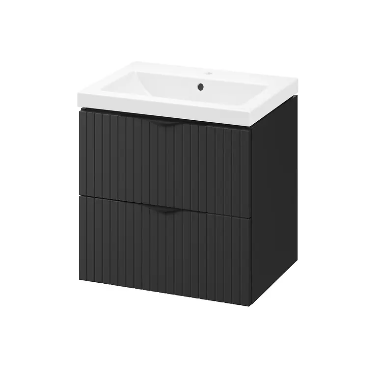 Cersanit TIRSO 60 cm alsószekrény COMO mosdóval, matt fekete S801-586Cersanit Legkelendőbb