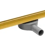 Balneo Slim & Low ProLine Gold 80 cm zuhanyfolyóka, szálcsiszolt arany A0401030201-3Balneo Gyors szállítás