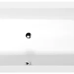 Sapho POLYSAN MIMOA 170x80 cm egyenes kád, fehér 71713Polysan Végkiárusítás