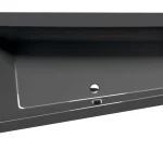 Végkiárusítás Sapho POLYSAN ANDRA 180x90 cm balos aszimmetrikus kád, szürke 72872.30Polysan
