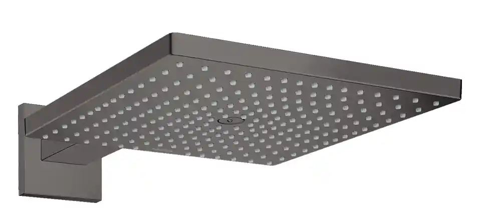 Hansgrohe Raindance E 300 Air 1jet fejzuhany 390 mm zuhanykarral EcoSmart 9 l/perc, szálcsiszolt fekete króm 26239340Hansgrohe Akciós ár