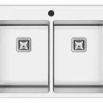 Olcsóbb AS 390S prémium inox mosogató szifonnal AS-390SNoName