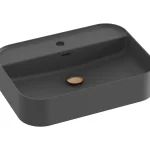 Ravak Ceramic R Slim Shelf 55x40 cm pultra ültethető mosdó, antracit XJX03155004Ravak Expressz kézbesítés