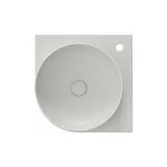 Különleges ajánlat Ravak Yard C 45 cm kerámia sarok mosdó, Smoke Grey XJX0O245000Ravak
