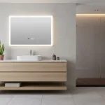 Biztonságos vásárlás Inspiro Design Biscano Smart 80x70 cm fürdőszobai tükör LED keretvilágítással TBI-80x70Inspiro Design