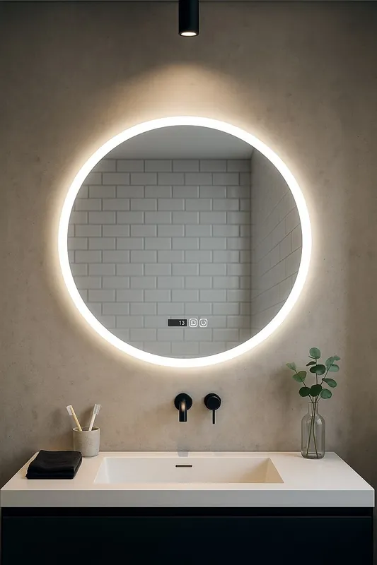 Kihagyhatatlan ajánlat Inspiro Design Zonetto Smart 60 cm fürdőszobai tükör LED világítással TKZO-60x60(KT-01738)Inspiro Design