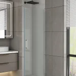 Utolsó esély Inspiro Design Portadella 80 cm nyíló zuhanyajtó, króm ZUA-80Inspiro Design