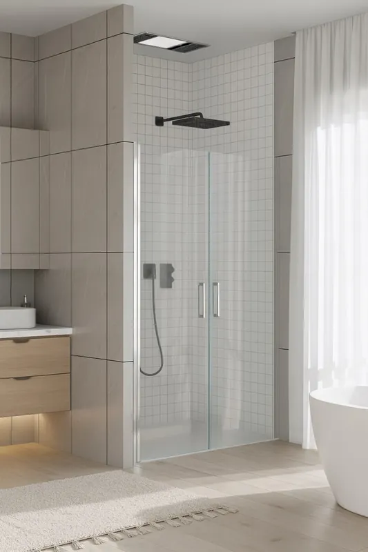 Inspiro Design Doppia 90 cm duplaszárnyú zuhanyajtó, króm ZUAD-90 (KT-01723)Inspiro Design Vedd meg most