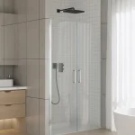 Inspiro Design Doppia 100 cm duplaszárnyú zuhanyajtó, króm ZUAD-100Inspiro Design Kihagyhatatlan ajánlat