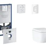Biztonságos fizetés Grohe - Rapid SLX - Fali WC szett - SANI11BB3105