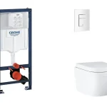 Végkiárusítás Grohe - Rapid SL - Fali WC szett - SANI11BB3121