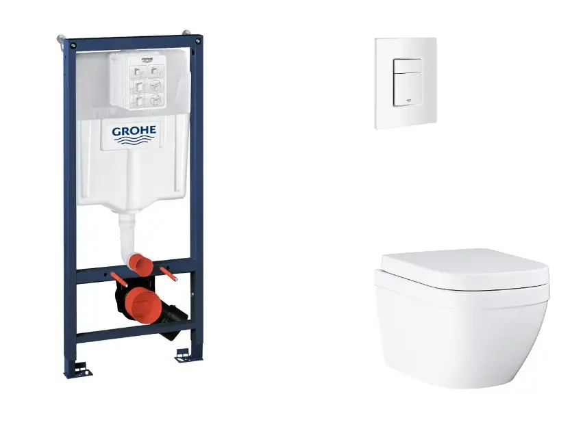 Végkiárusítás Grohe - Rapid SL - Fali WC szett - SANI11BB3121