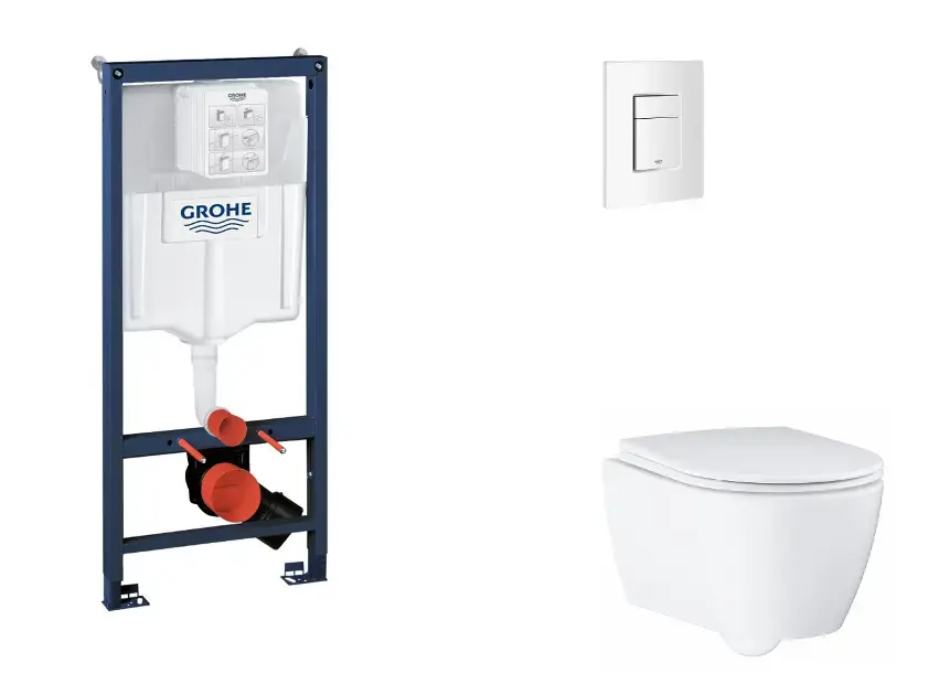 Árcsökkenés Grohe - Rapid SL - Fali WC szett - SANI11BB3129