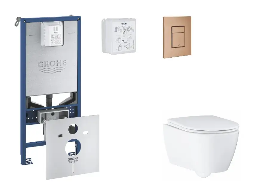 Azonnali szállítás Grohe - Rapid SLX - Fali WC szett - SANI11BB4118