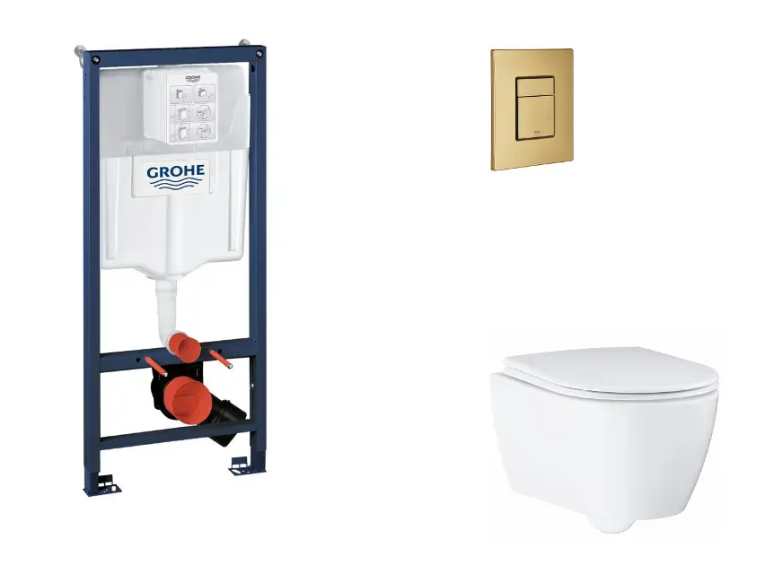 Biztonságos fizetés Grohe - Rapid SL - Fali WC szett - SANI11BB4136