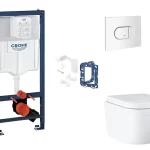 Szuper ajánlat Grohe - Rapid SL - Fali WC szett - SANI11BB3150