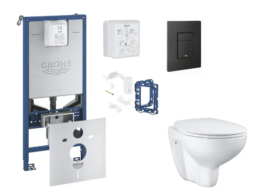Nézd meg most Grohe - Rapid SLX - Fali WC szett - SANI11BB5125