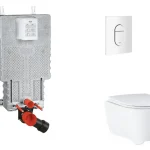 Vásárlói kedvenc Grohe - Uniset - Fali WC szett - SANI15BB3114